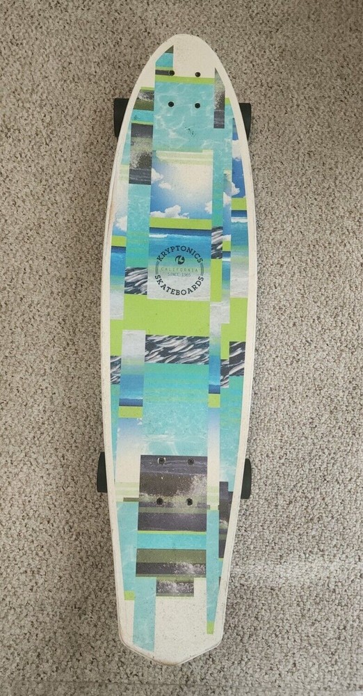 Kryptonics longboard skateboard Blue Sky California