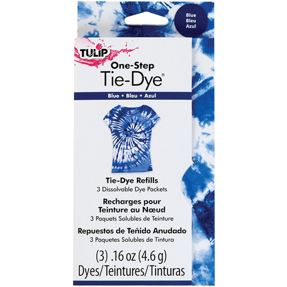 Tulip One-Step Tie-Dye Refill .13oz 3/Pkg Blue