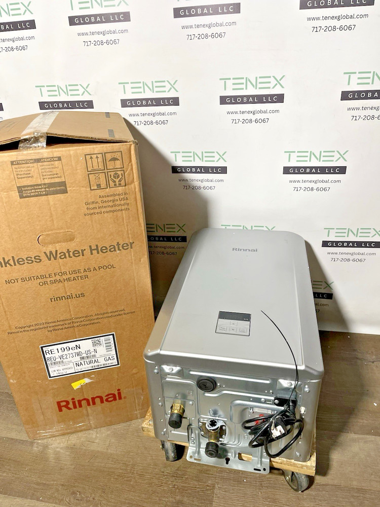 Rinnai RE140iN Indoor Tankless Water Heater 140k BTU Natural Gas (C-14 #1807)