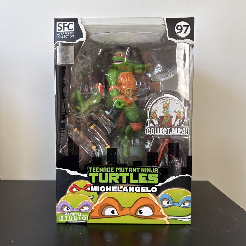 TMNT Michelangelo 7.7” Figure ABYstyle Studio SFC NEW