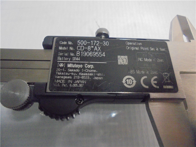 Mitutoyo CD 8 AX Digital Caliper 8 Inch Precision Measuring Tool Tested