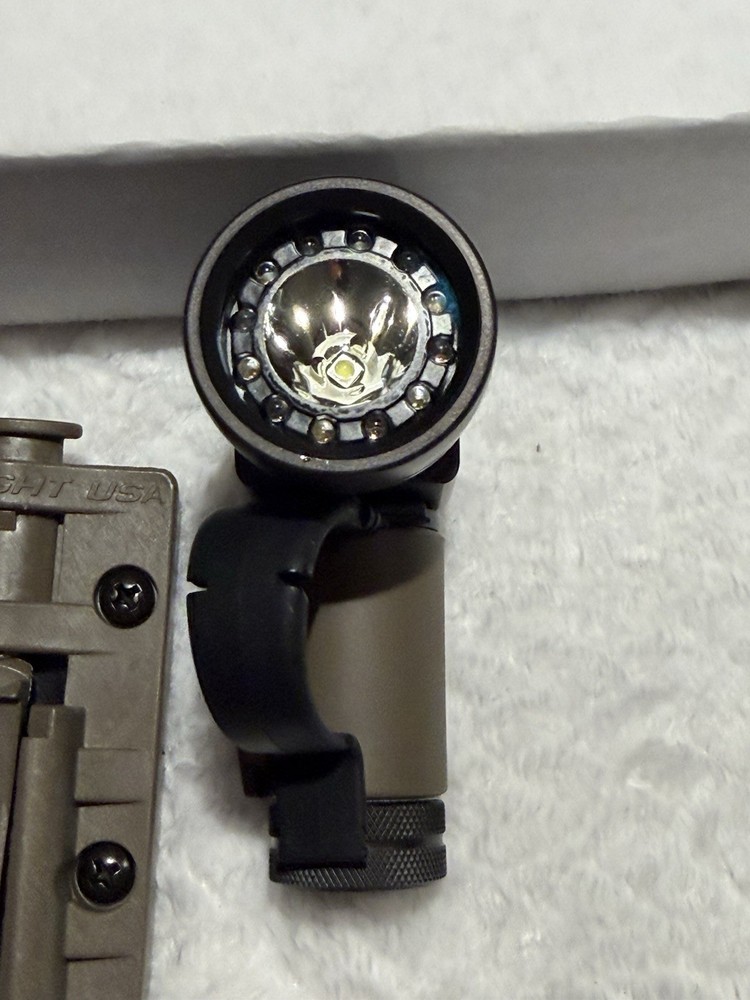 First Light Tomahawk MC Tactical Flashlight With White & Red/Green With Tan TRS