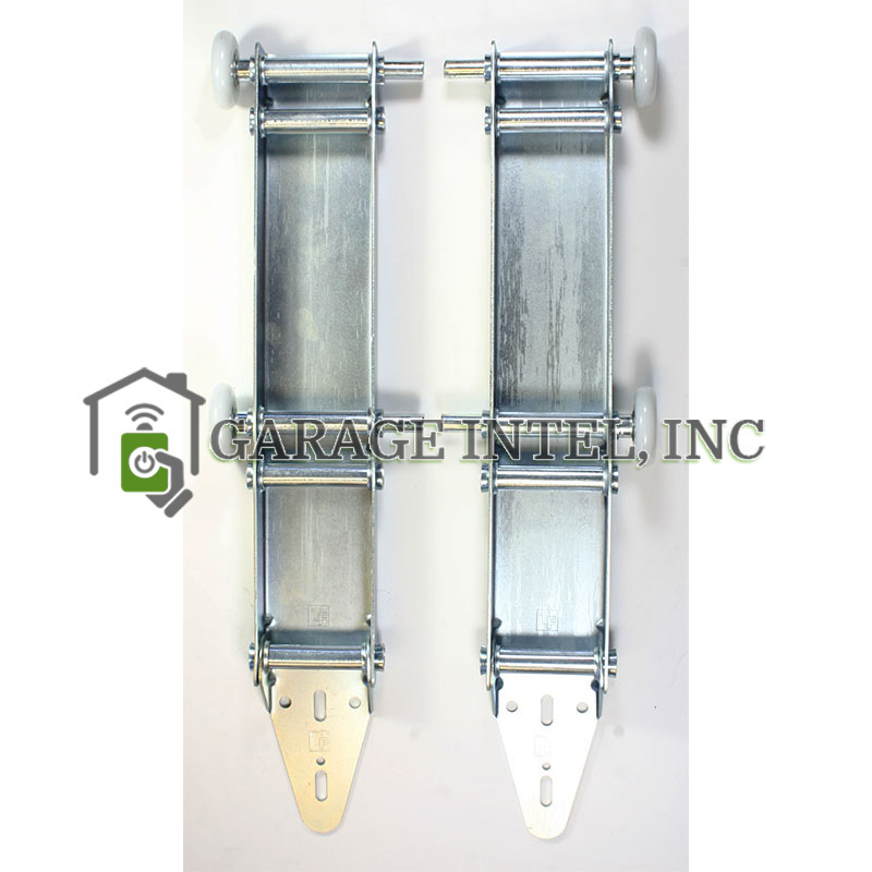 Garage Door Quick Turn Low Headroom Top Brackets Fixture 4 Nylon Rollers