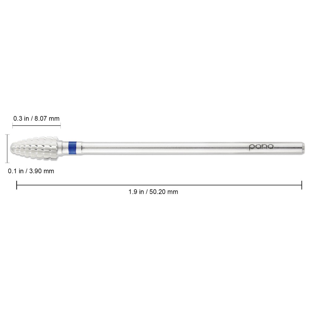 Professional Silver Mini Cone Safety Carbide Nail Drill Bit Medium Grit