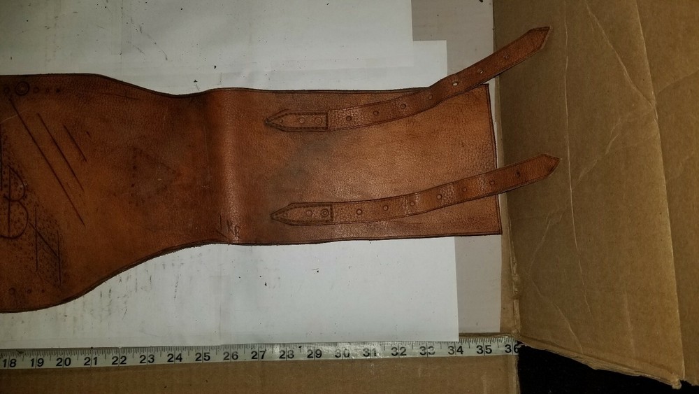 Vintage Leather Support Belt - Used