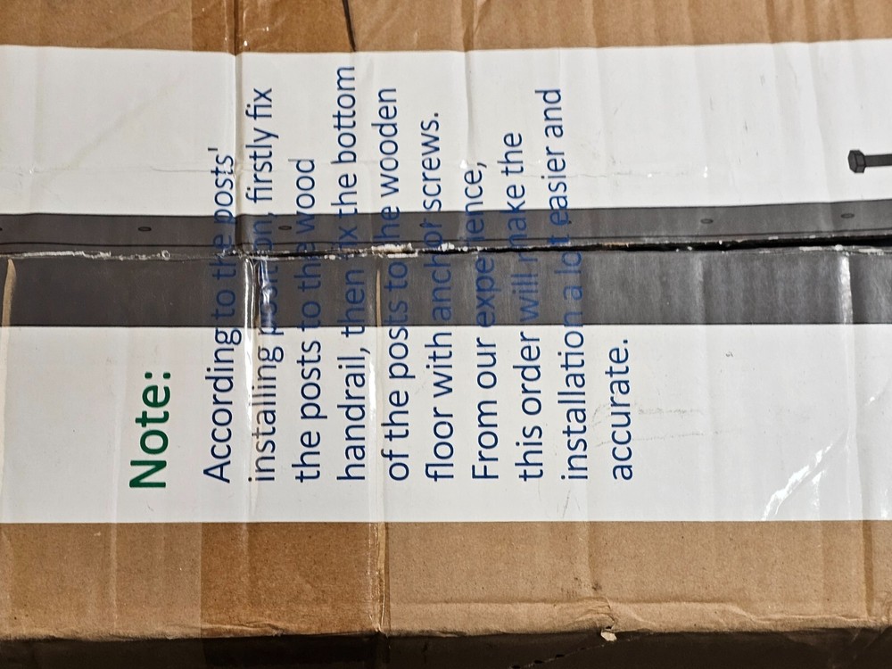 (QTY 2)Deck Man 36" Outboard Adjustable-Angle Stainless Steel Cable Railing Post