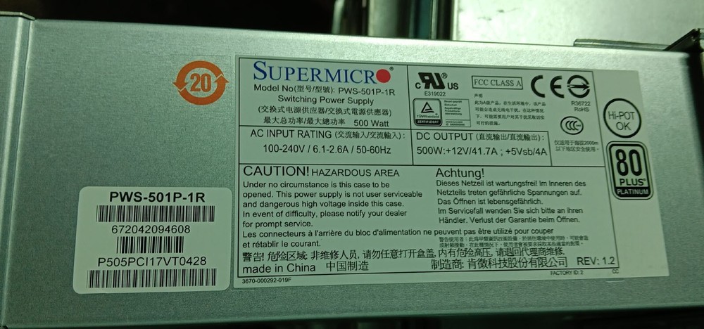 Supermicro 2U CSE-825 X11DDW-L 2x Intel Silver 4108 Server 12Gbps Raid - No RAM