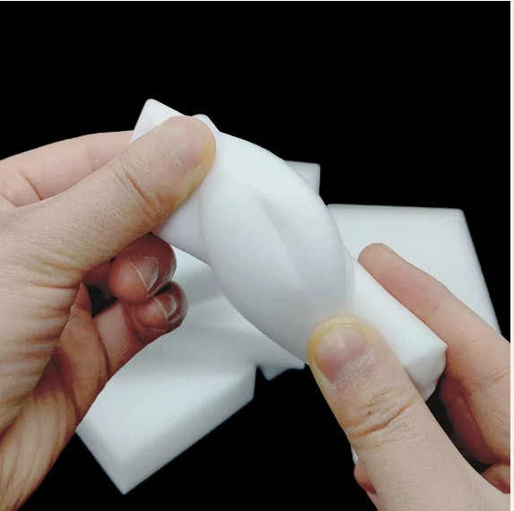 100 PCS Sponge Eraser BULK PACK Melamine Cleaning Foam 3/4" Thick Kitchen Bath