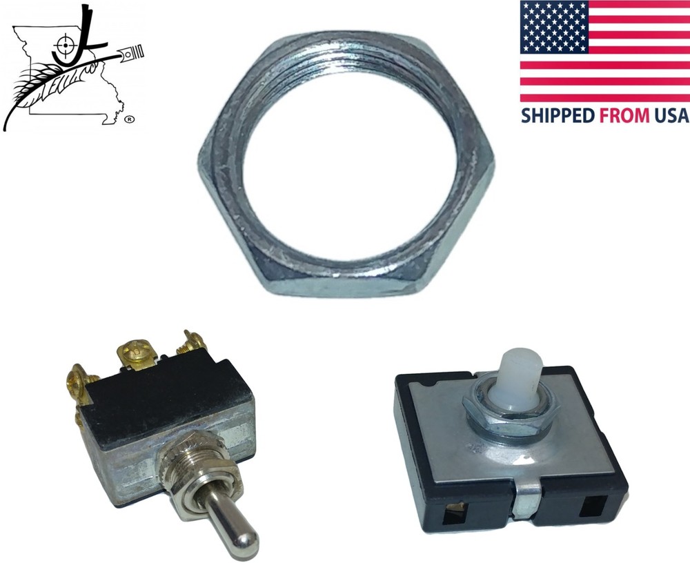 1x One 1/2" Toggle Switch Nut Other Switches Secure Retaining Nut Replacement