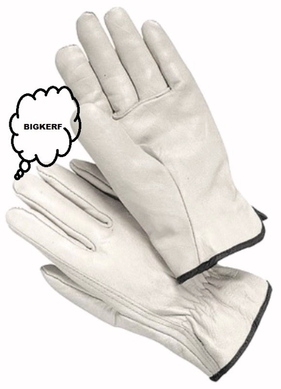 PREMIUM GRAIN COWHIDE LEATHER GLOVES - HUNTING - DRIVING - WORK - SIZE {MEDIUM}