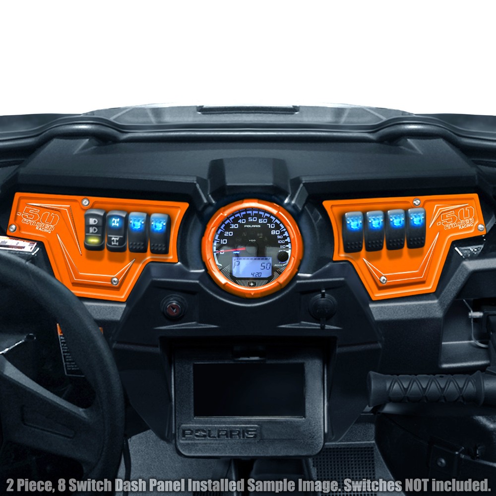 Polaris RZR XP1000 900S Orange 2pcs 8 Switch Dash Panel Performance Upgrade