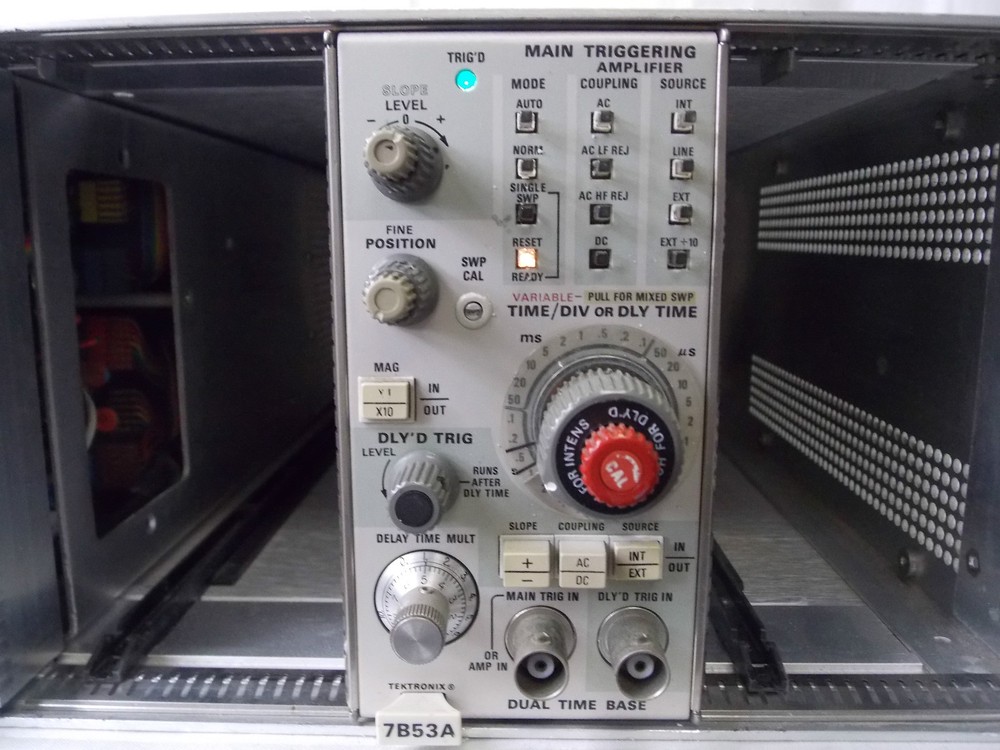 TEKTRONIX 7B53A DUAL TIME BASE PLUG IN MODULE