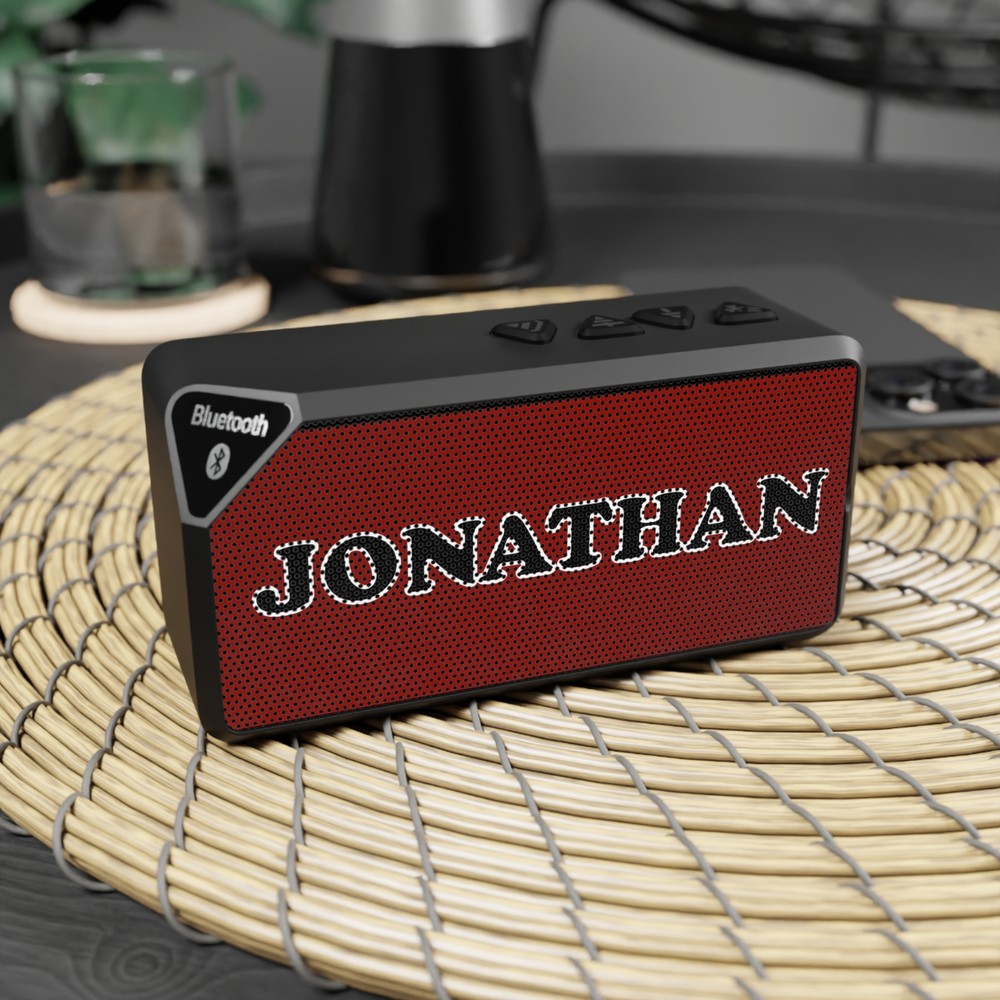 Bluetooth Speaker, Personalized Name, Custom Sound System, Gift for Music Lover,