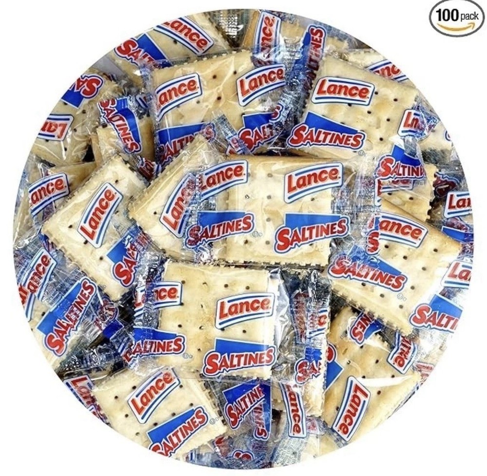 Individually Wrapped 2-Count Saltine Crackers Value Pack   | Pack of 100 .