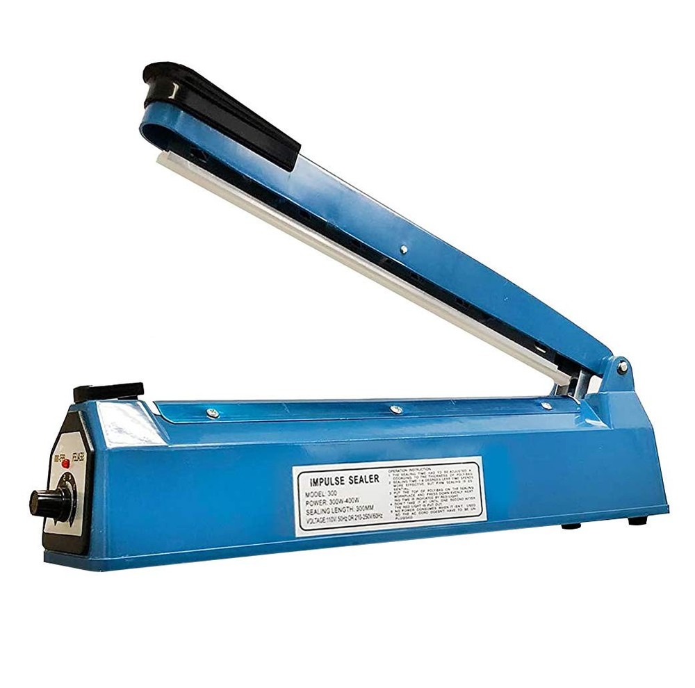 12.1" Impulse Heating Bag Sealer Machine with Extra Metal Elements and Teflon...