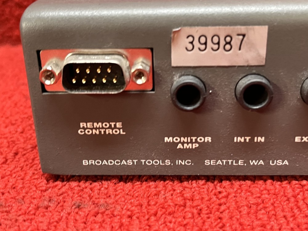 Used Gray Broadcast Tools Console Controller II Tested Works Good Condition