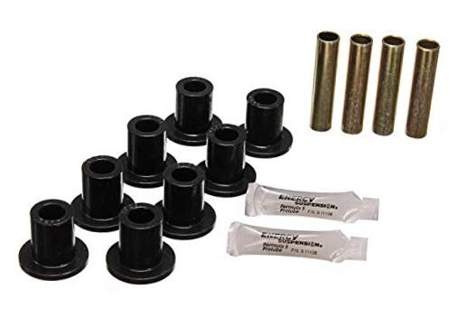 Energy Suspension 5.2102G Front Leaf Spring Bushing Set , black