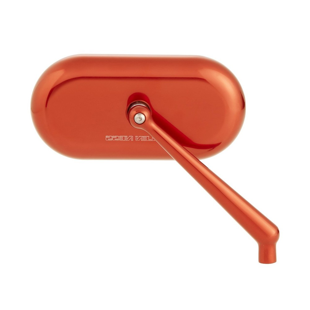 Arlen Ness Oval Mirror Right Side Orange 13-187