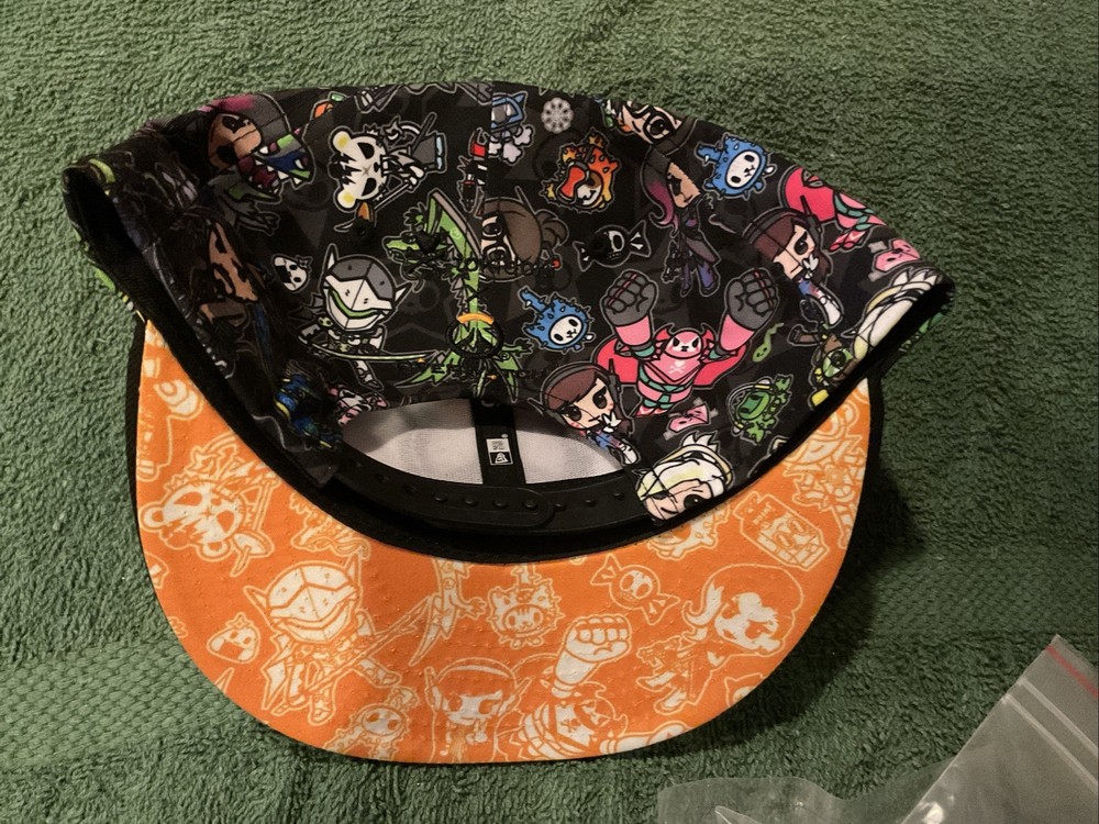Overwatch TD Characters Hat Cap SnapBack Black Blizzard 2018 Designed By Simone