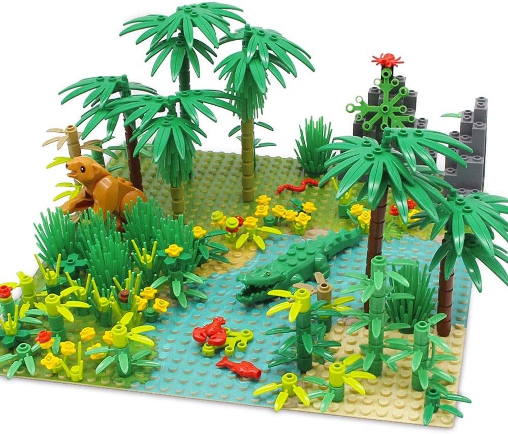 Jungle Trees Building Blocks - 582 Pieces