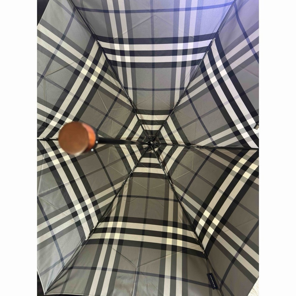 BURBERRY Folding Umbrella Nova Check Gray #10318