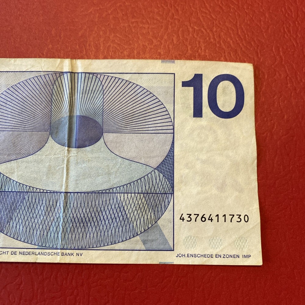 Netherlands- 10 Gulden- 1968