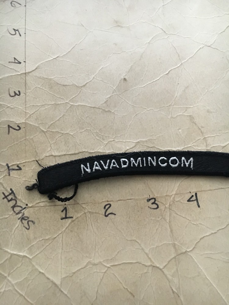 US NAVY SHOULDER STRIP TAB rocker Patch Navadmincom