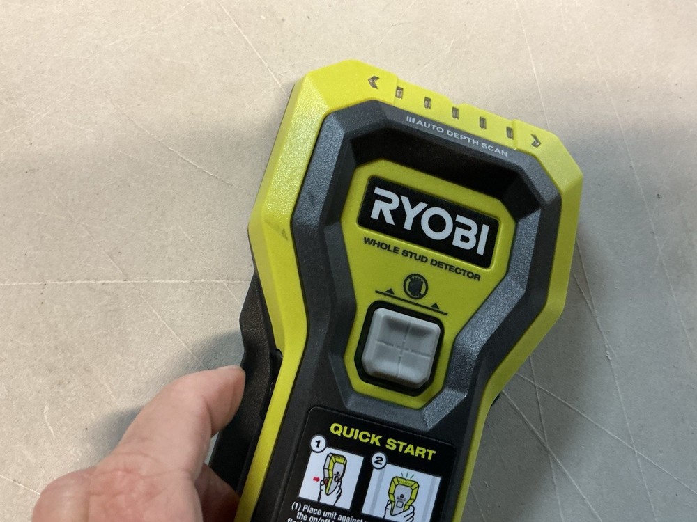 RYOBI ESF5002 Whole Stud Finder Auto Depth Scan Tech Hand-Held Multiple LED A21