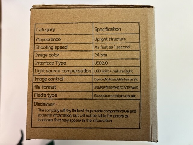 1 NEW QUALITY MULTIFUNCTIONAL IMAGE/ TEXT VIDEO BOOTH DOCUMENT CAMERA LPNPM25676