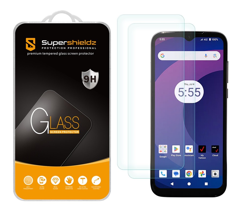 [2-Pack] Supershieldz Tempered Glass Screen Protector for Orbic Joy 2