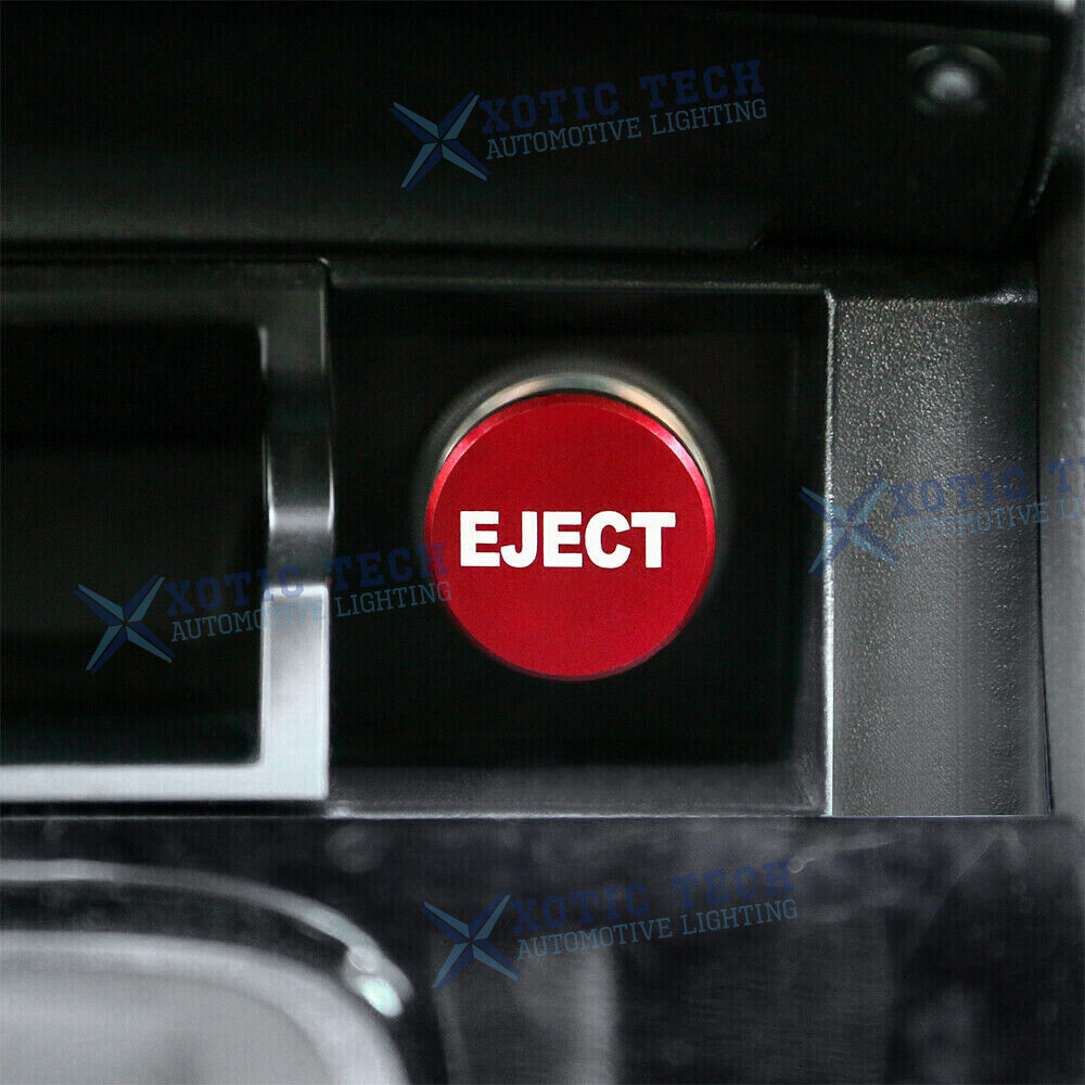 Universal Interior Aluminum Alloy Eject Button Cigarette Lighter Switch Decor