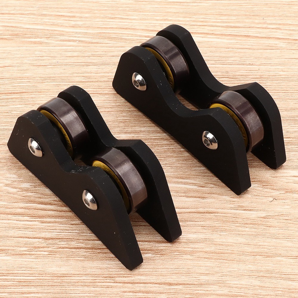2pcs Pool Cue Straightness Checker Roller Detector