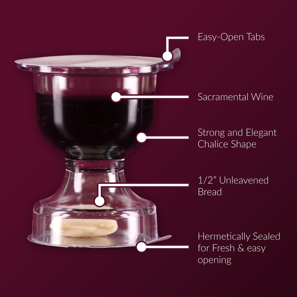 Sacramental Wine Whole Wheat Wafer-75Pack