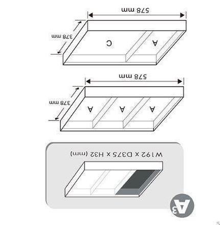 TOPTUL GEA1001 Trolley Tool Insert