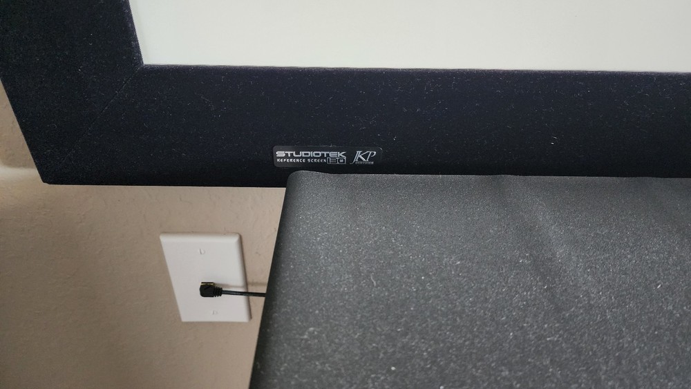 Stewart FilmScreen, StudioTek 130, 100" diagonal, used screen in mint condition