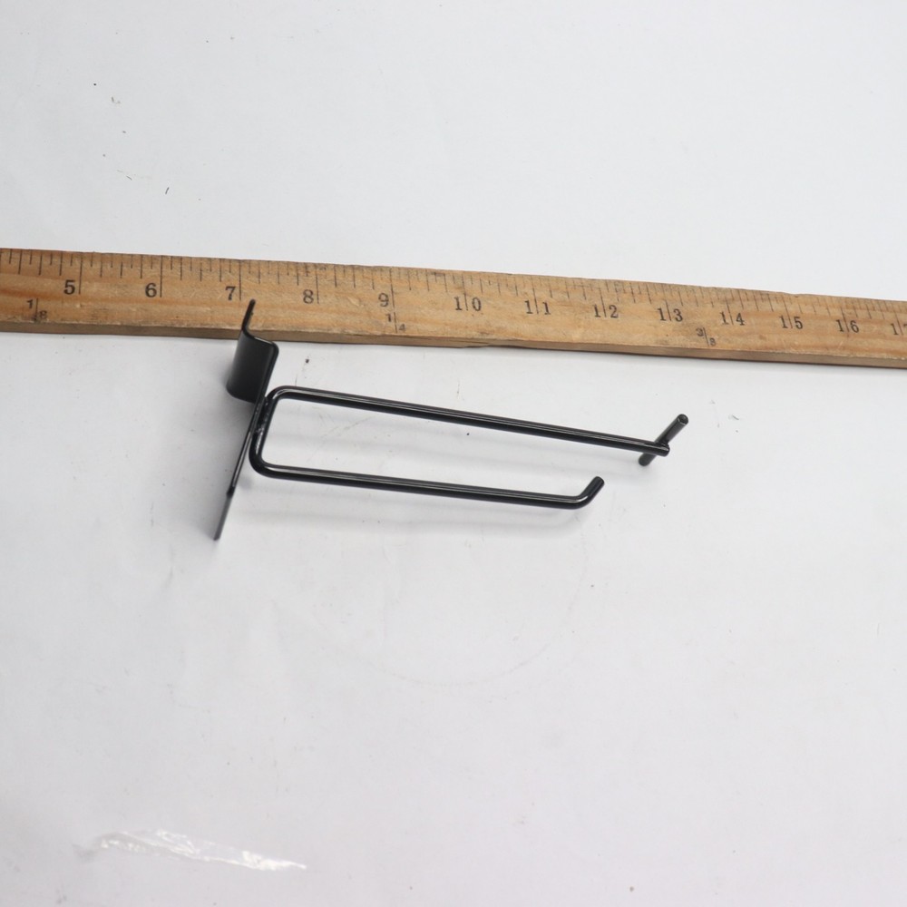 Supermarket Display Hook Black 4-1/2"