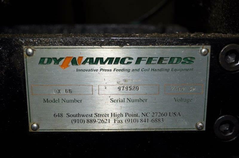 6″ x .187 DYNAMIC FEED WIRE SERVO FEEDER MOTOR: 220/60/3