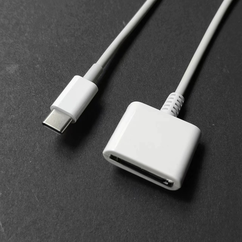 2PACK For Apple 30pin Female to USB 3.1 Type-C USB-C Sync Data Charging Adapter