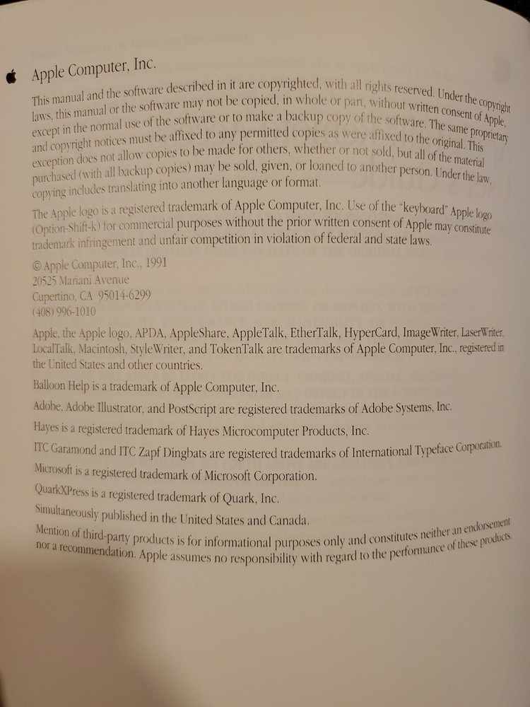 AppleTalk Remote Access User's Guide 030-0487-A Apple Macintosh