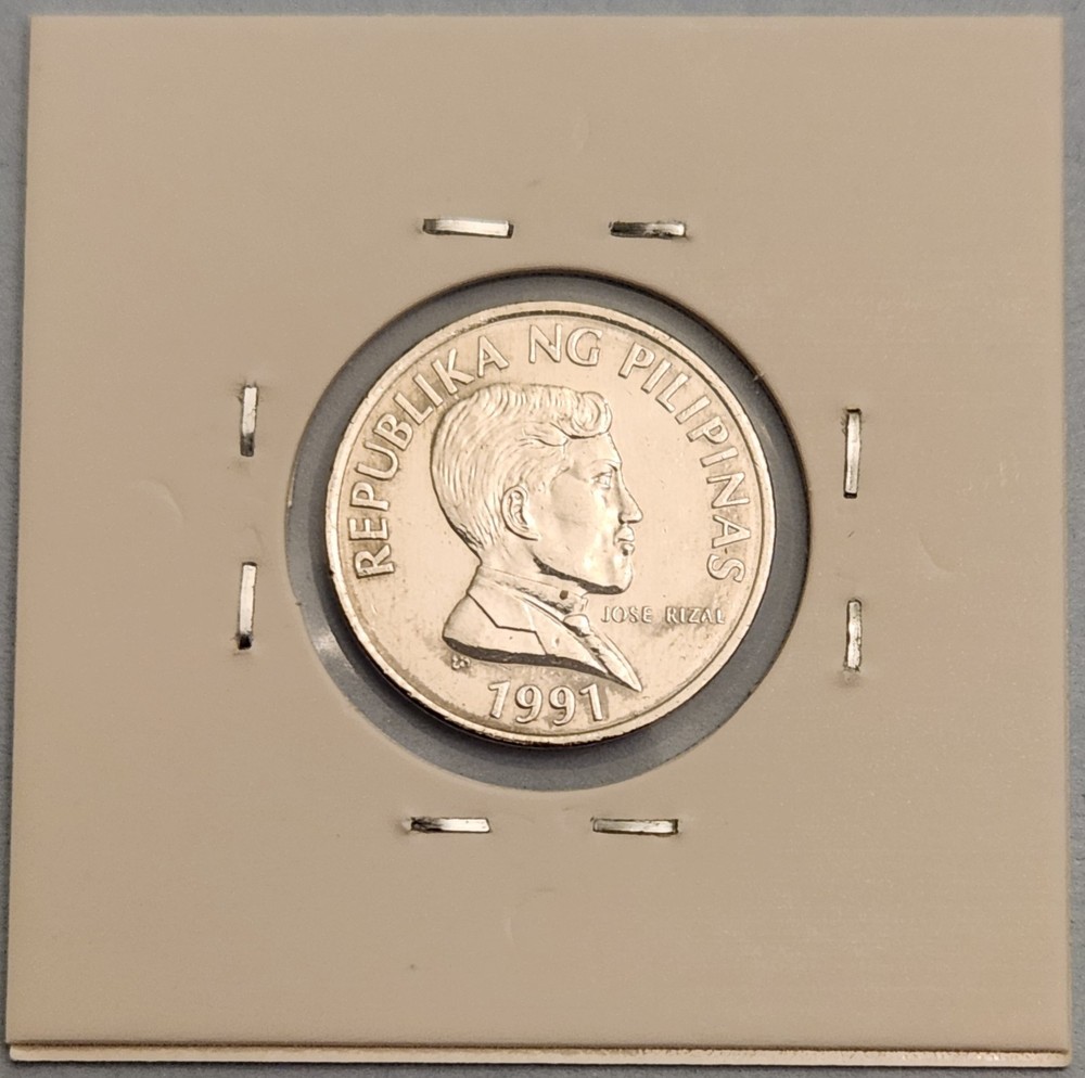 Philippines coin, 1 Piso, 1991