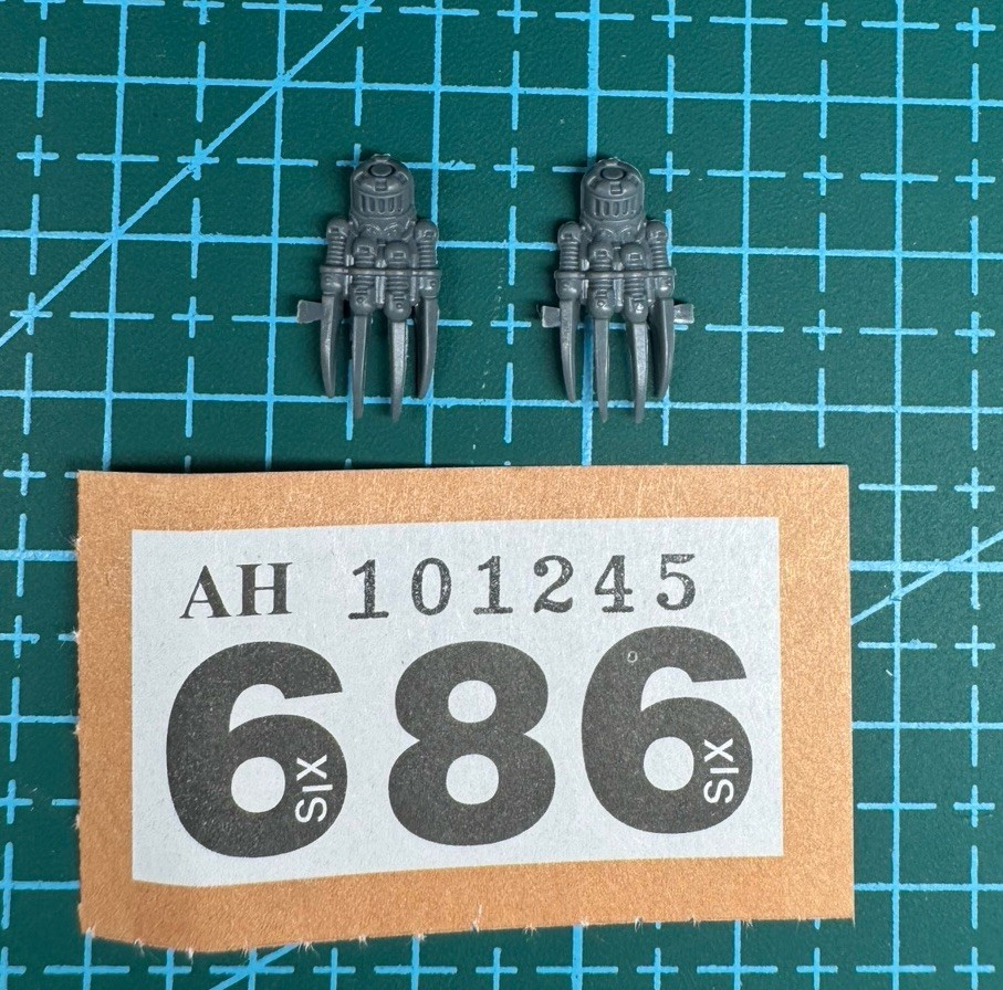 2 Lightning Claw Blade Space Marines 40k Bits Heresy Terminator Veteran Sergeant