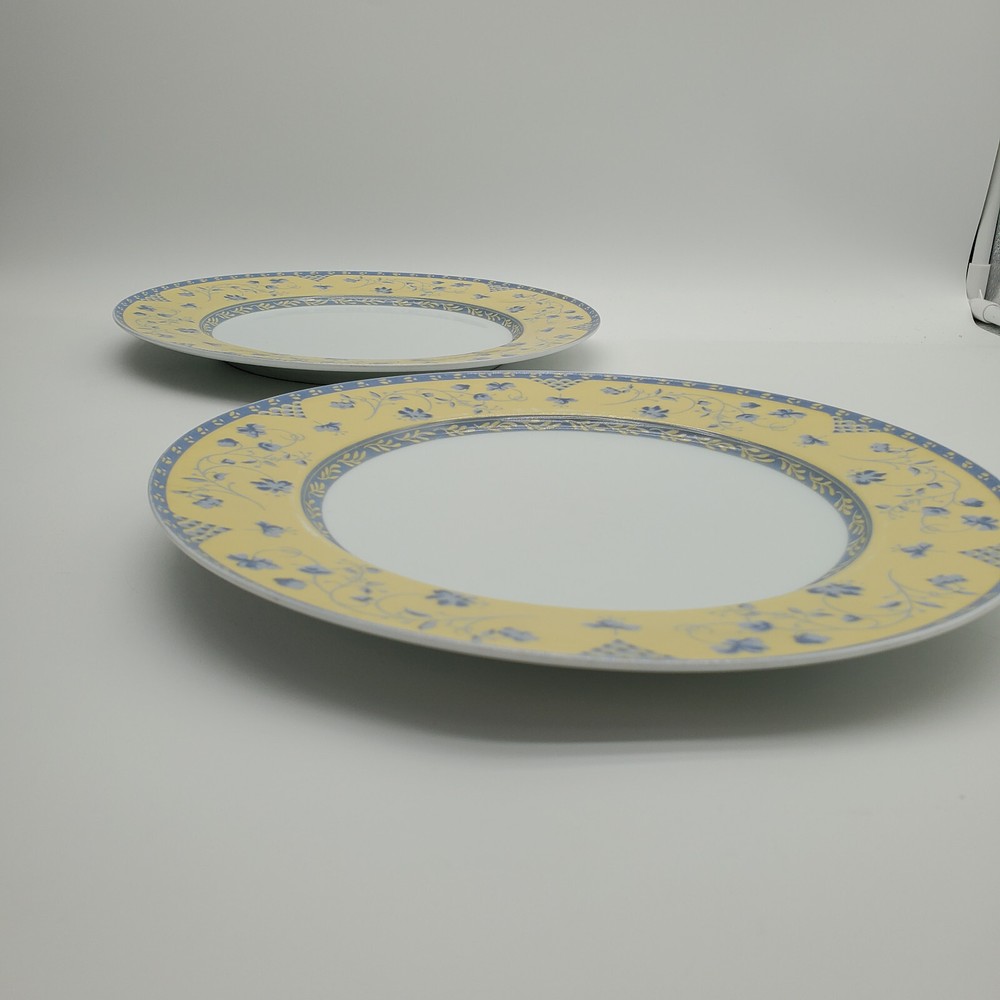2 Mikasa Fine China Dinner Plates Parisienne