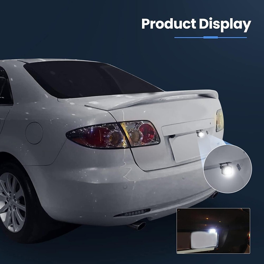 170° Reverse Camera LED HD Car Waterproof Rear View Camera Night Vision CAM Kit