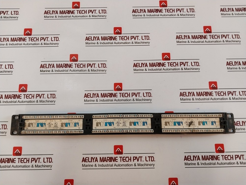T568A/T568B CAT 5e Communication Rackmount Circuit Accessory