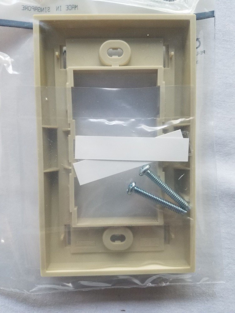 CBEEI Panduit Mini-Com Executive Faceplate Frame - Electric Ivory
