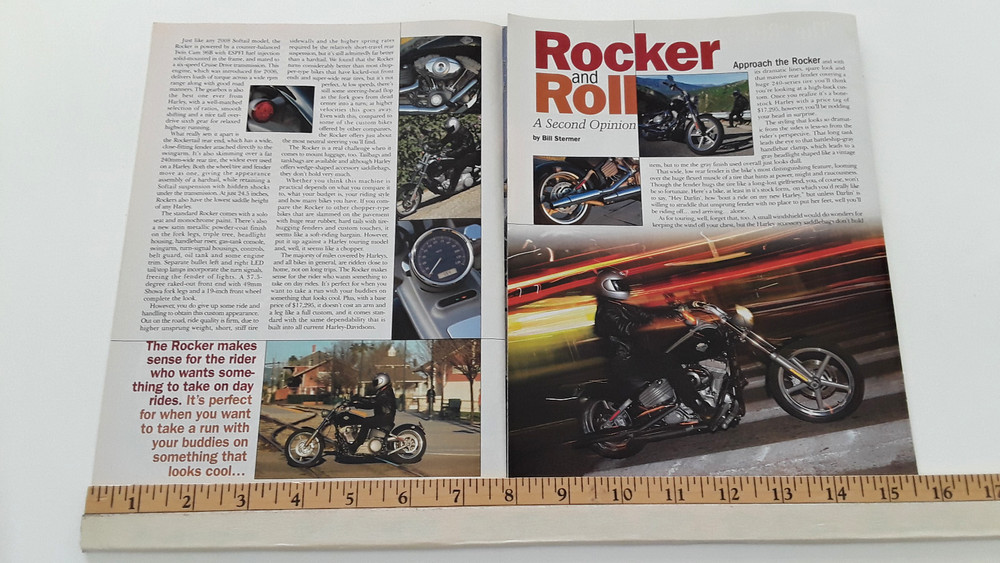 2008 HARLEY DAVIDSON FXCW ROCKER ORIGINAL ARTICLE