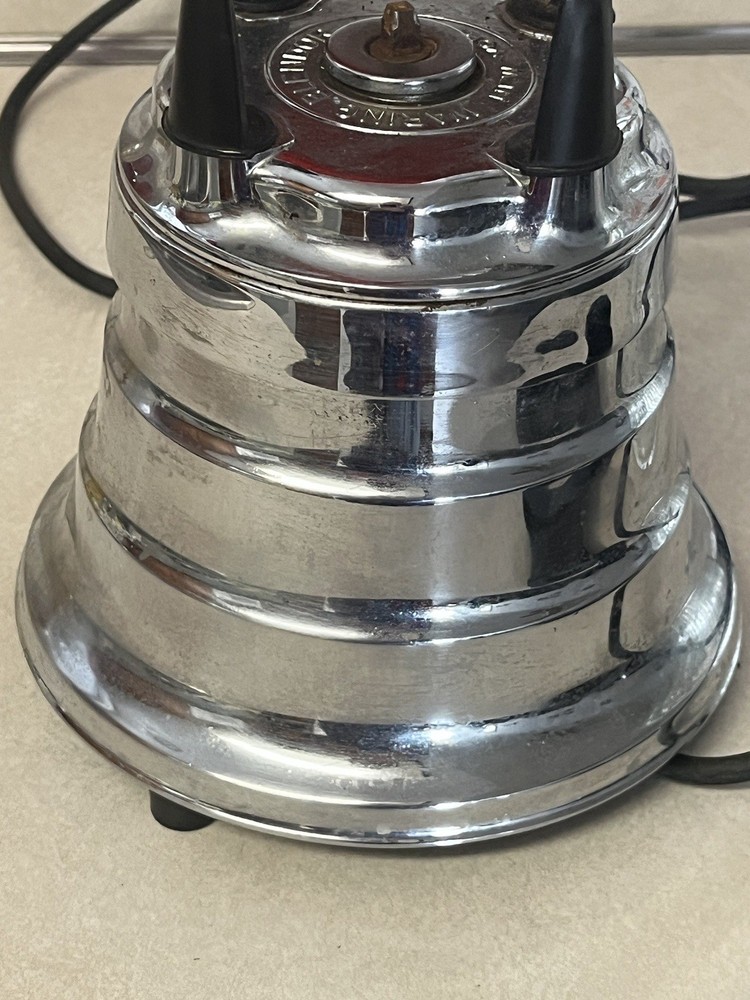 Vintage MCM Chrome Waring Blender Working
