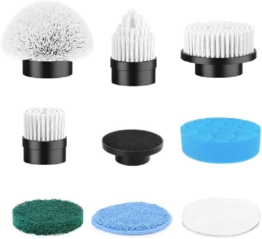 Electric Spin Scrubber Replacement Brush Heads, 8-Pack for Home Use