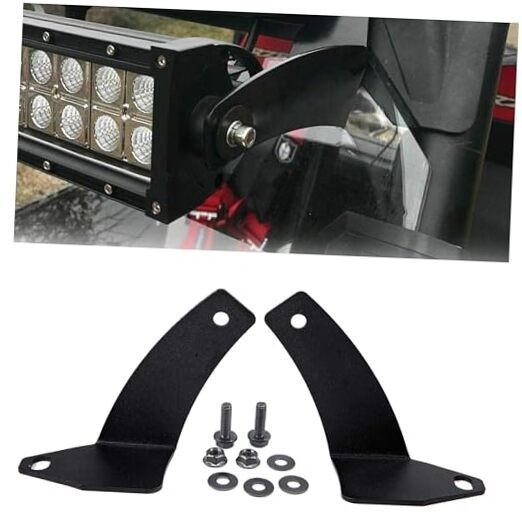 42" LED Light Bar Upper Windshield Mounting Brackets Kit,Under-Roof Upper