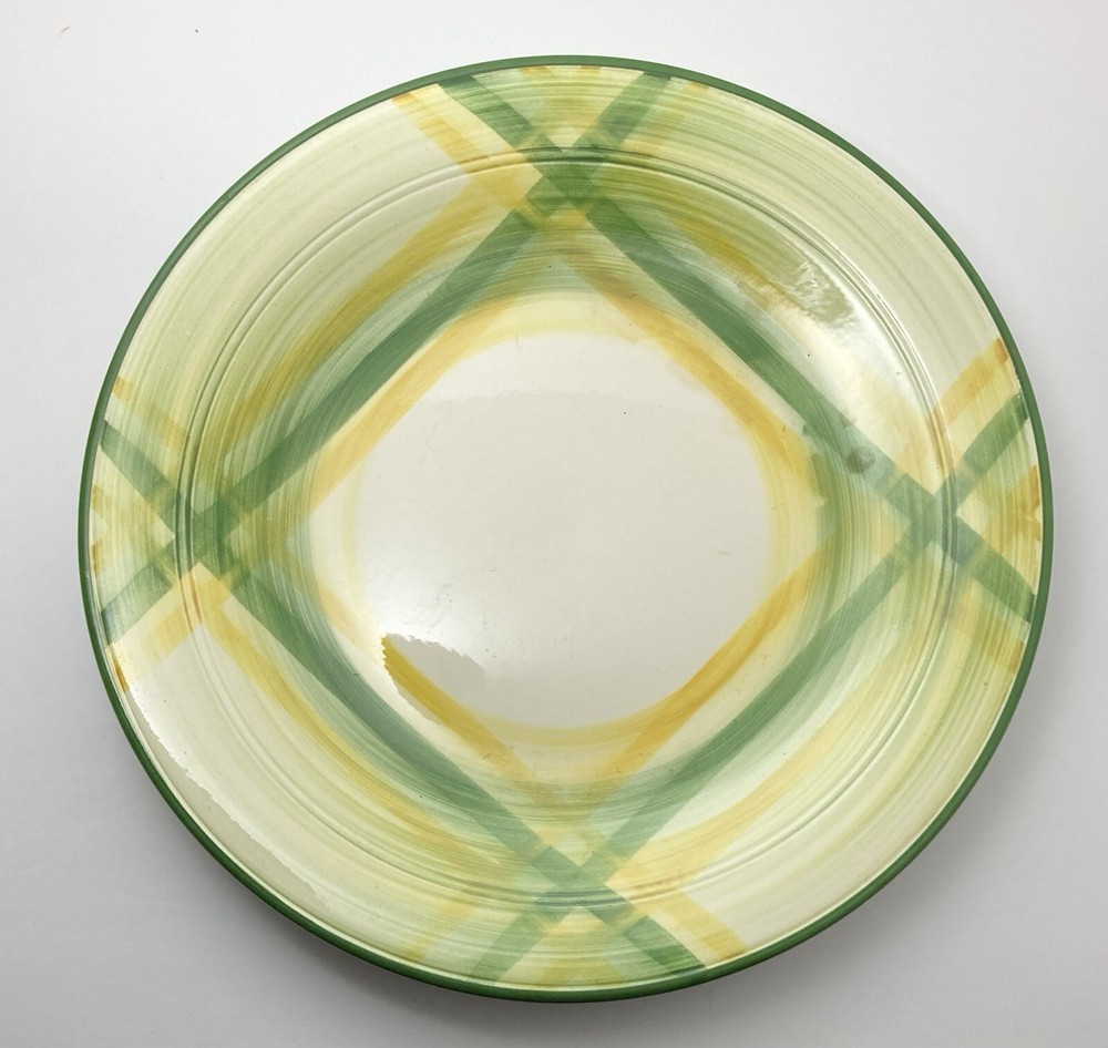 Metlox “Gingham” 6-Piece Ceramic Dinnerware Serving Hostess Set
